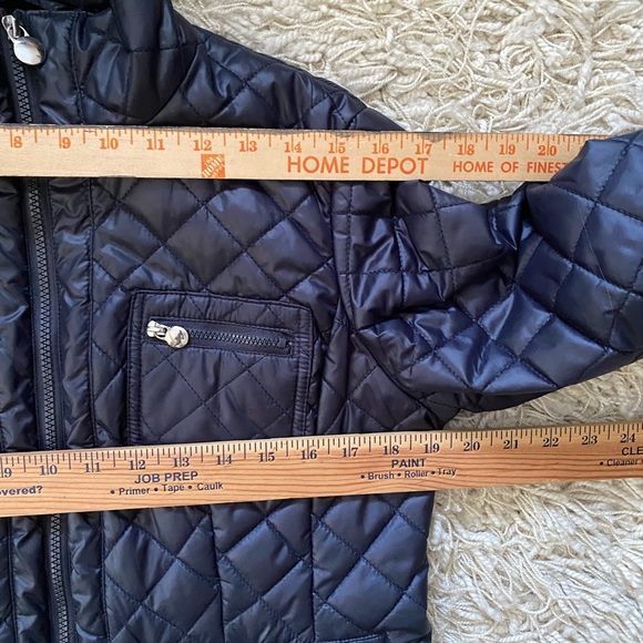 Roz & Ali women’s Navy Quilted Jacket, M - Picture 4 of 11